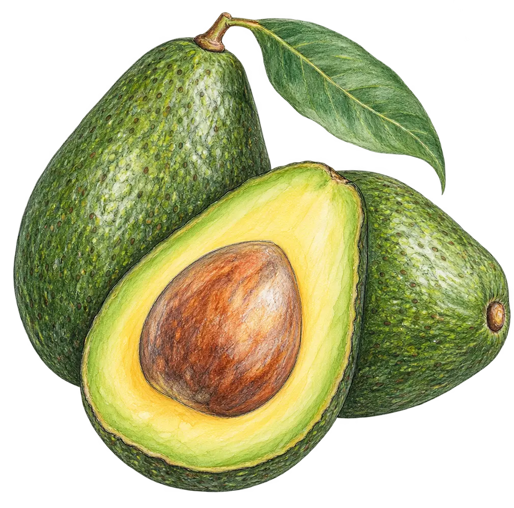 Ilustración de Aguacate