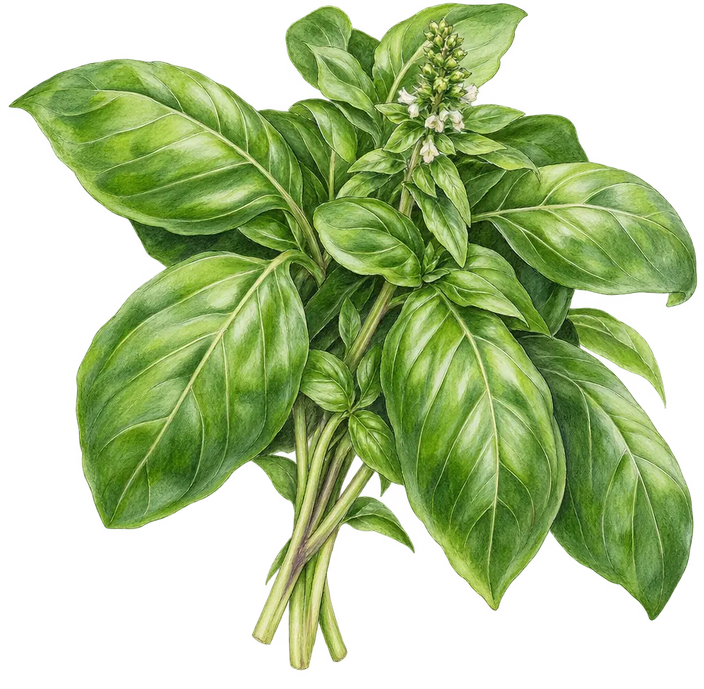 Ilustración de Albahaca
