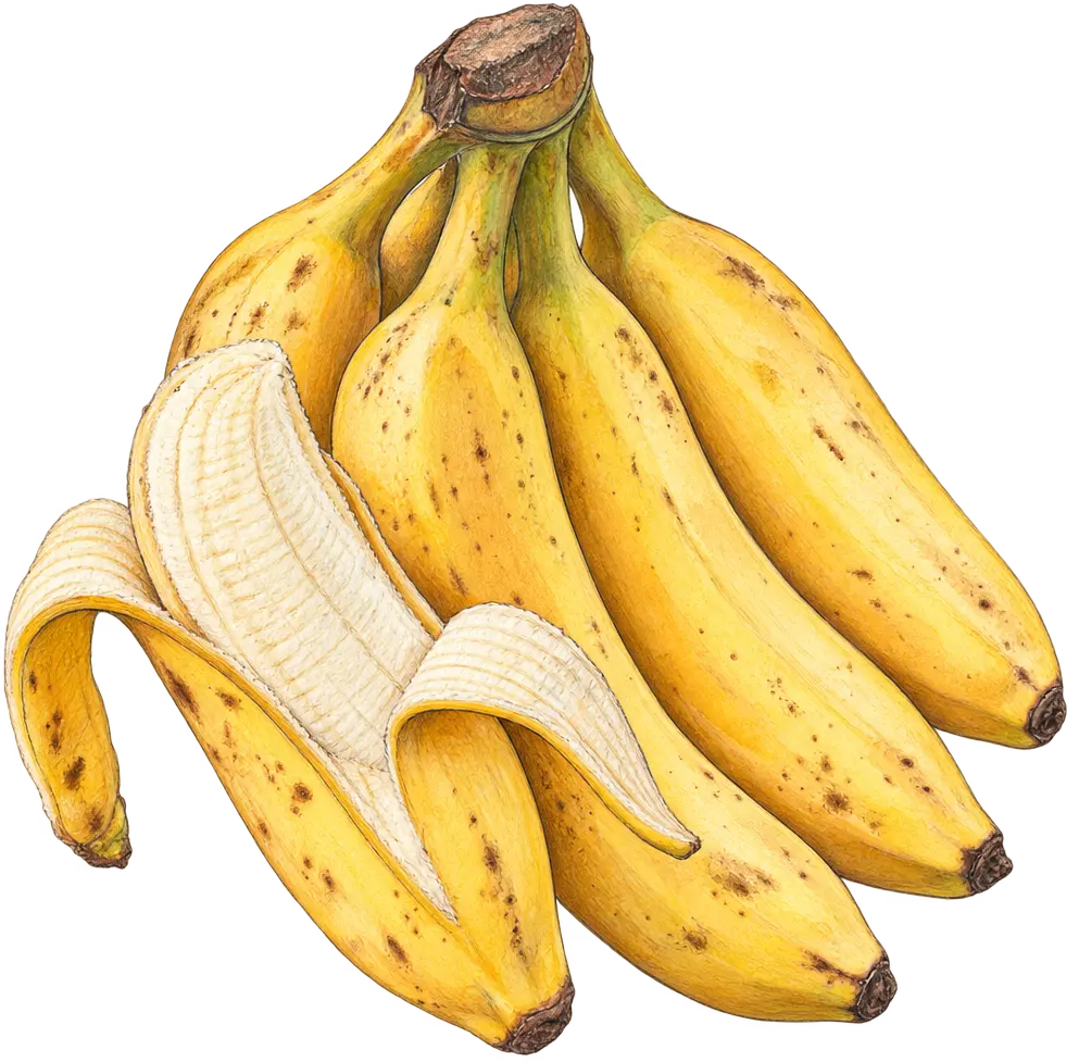 Ilustración de Banano
