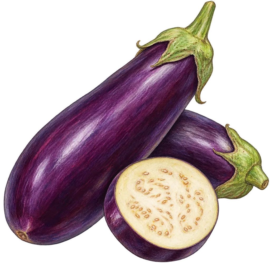 Ilustración de Berenjena