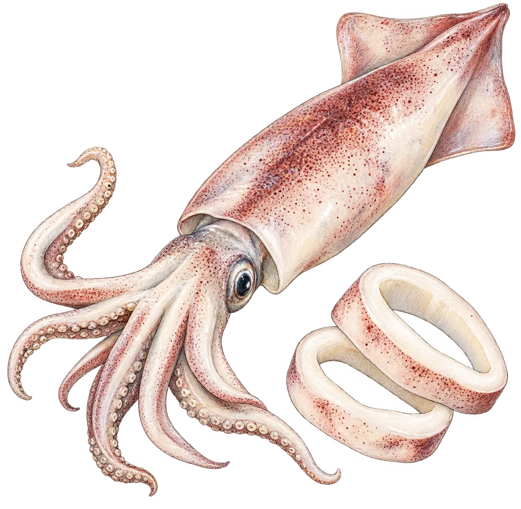 Ilustración de Calamar