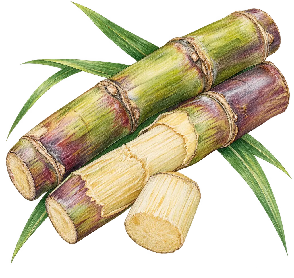 Ilustración de Caña de azúcar