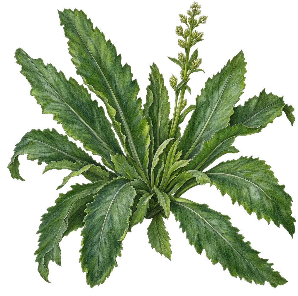 Ilustración de Cilantro cimarrón