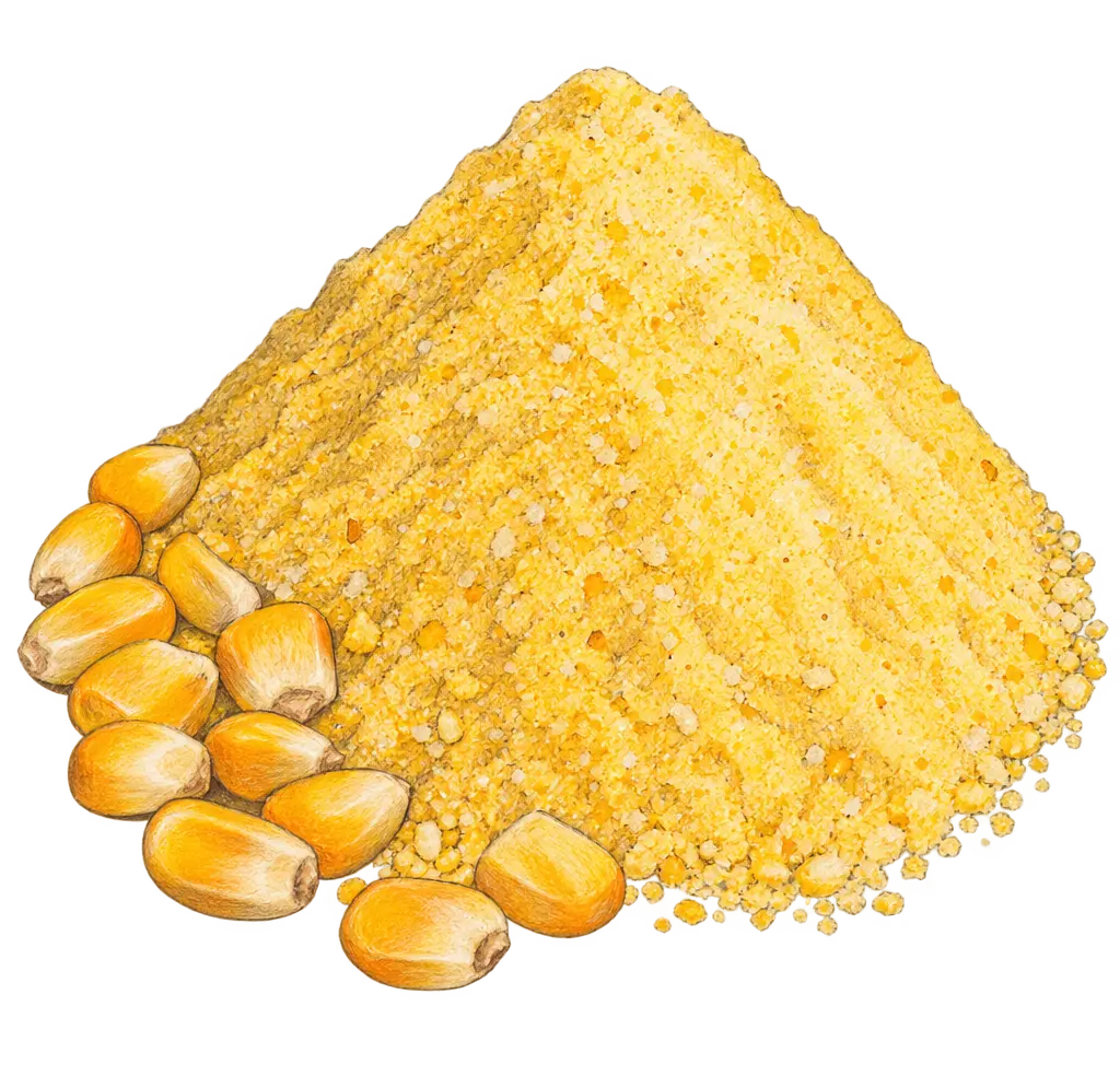 Ilustración de Harina de maíz