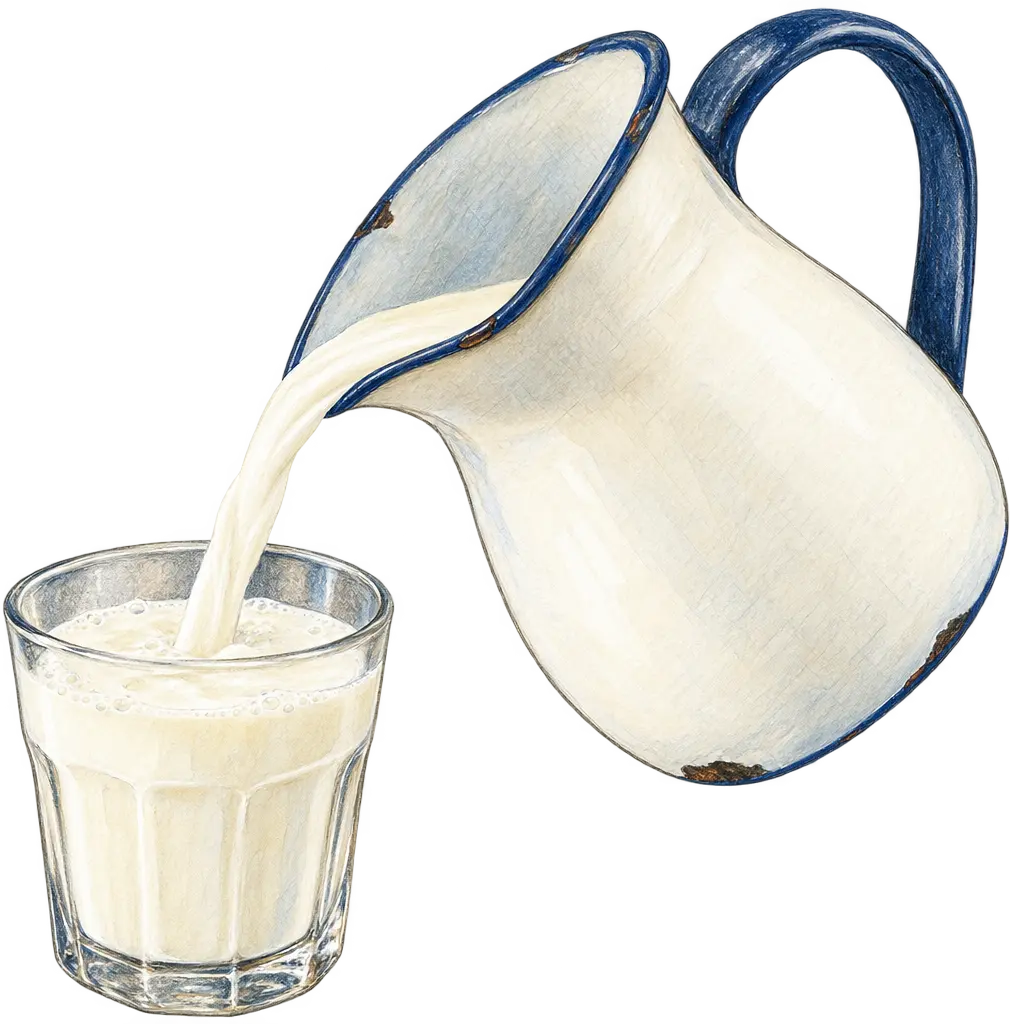 Ilustración de Leche