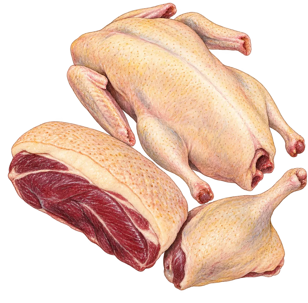 Ilustración de Pato criollo