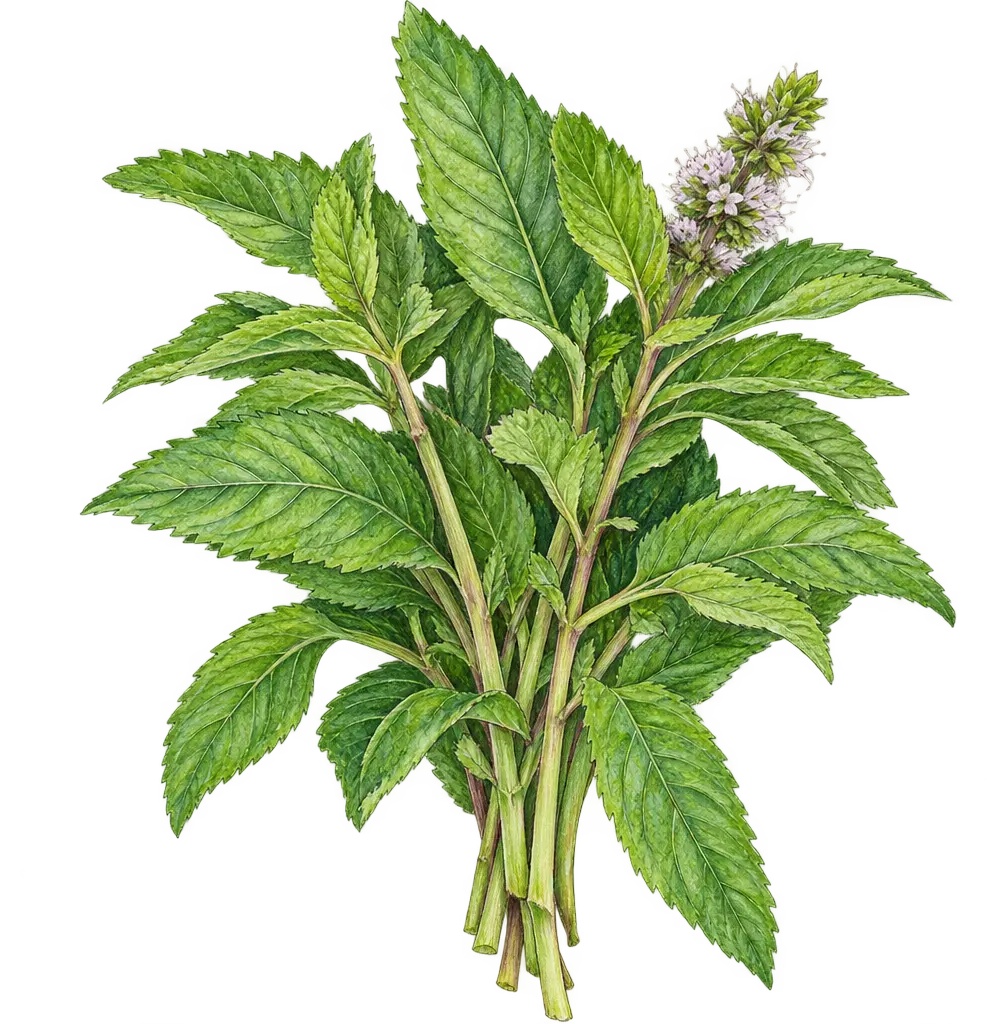 Ilustración de Yerbabuena