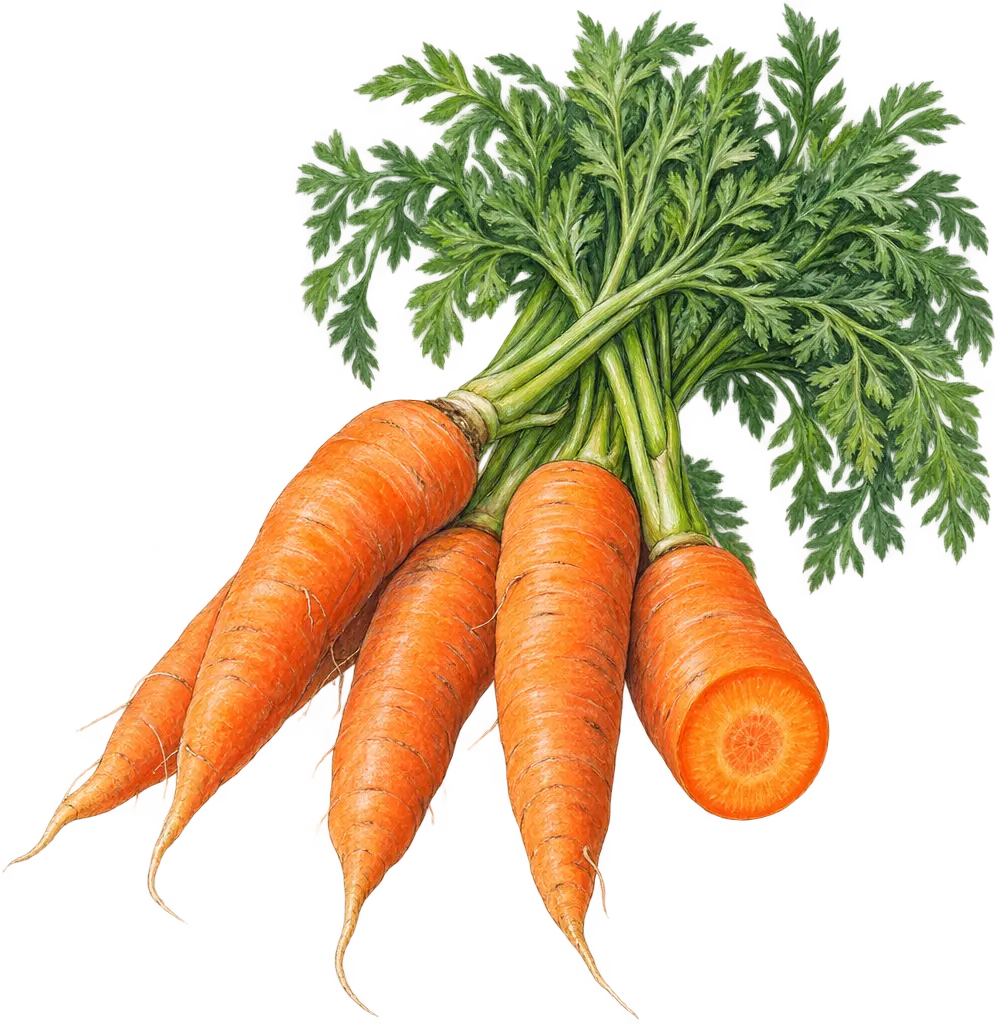 Ilustración de Zanahoria