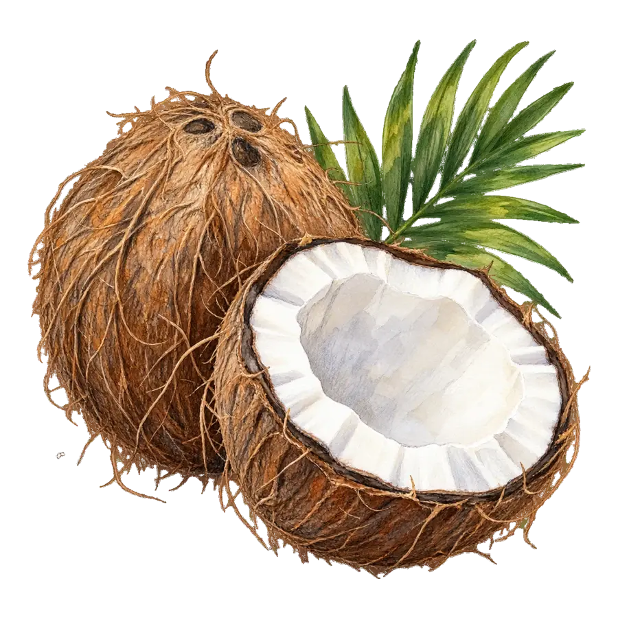 Ilustración de coco